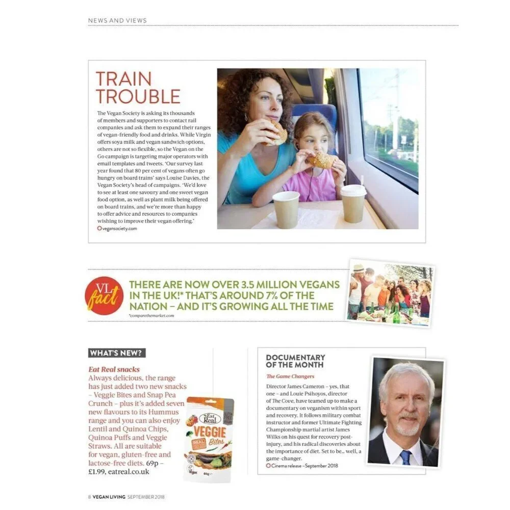 Vegan Living UK magazine Lifestyle Retired Back Issue 22 SEPTEMBER 2018 NEW